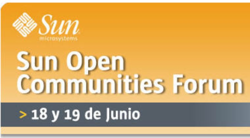 OpenCms Hispano invitado al próximo Sun Open Communities Forum. Madrid 18 y 19 de Junio.
